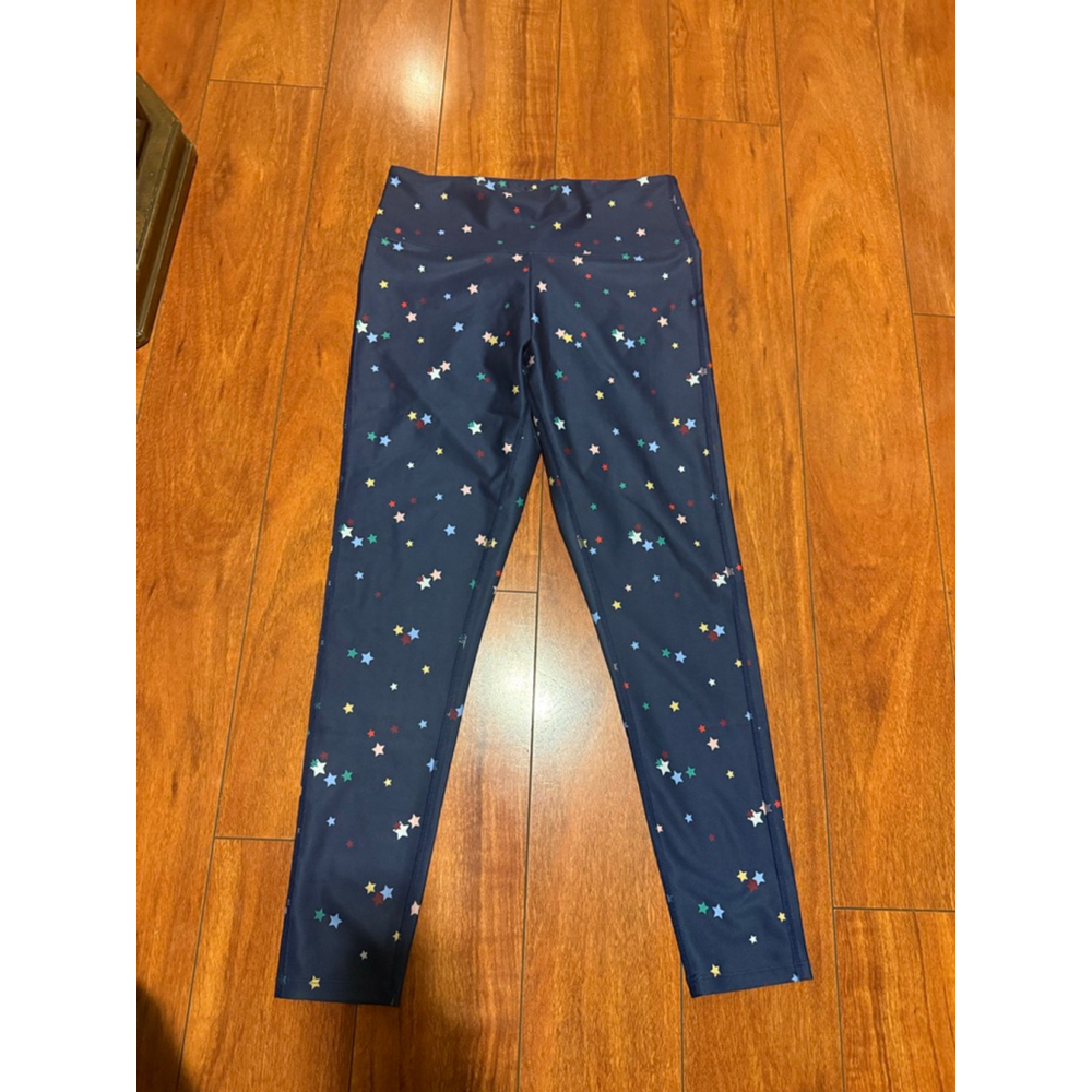 Women's Summersalt Navy Multi-color Star Print Leggings S